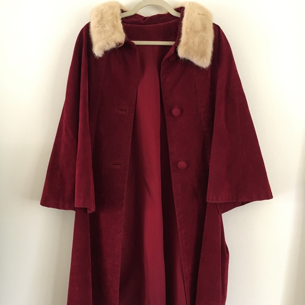 Red Trench coat
